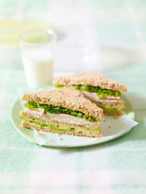 Double-decker Turkey & Avocado Sandwiches