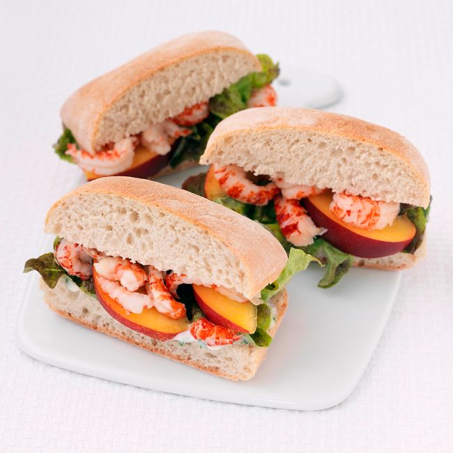 Crayfish Panini With Herbed Mayonnaise