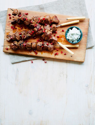 Lamb Kebabs With Pomegranate