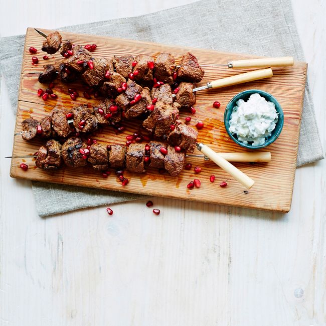 Lamb Kebabs With Pomegranate