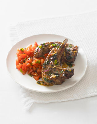 Grilled Lamb With Tomato Salsa