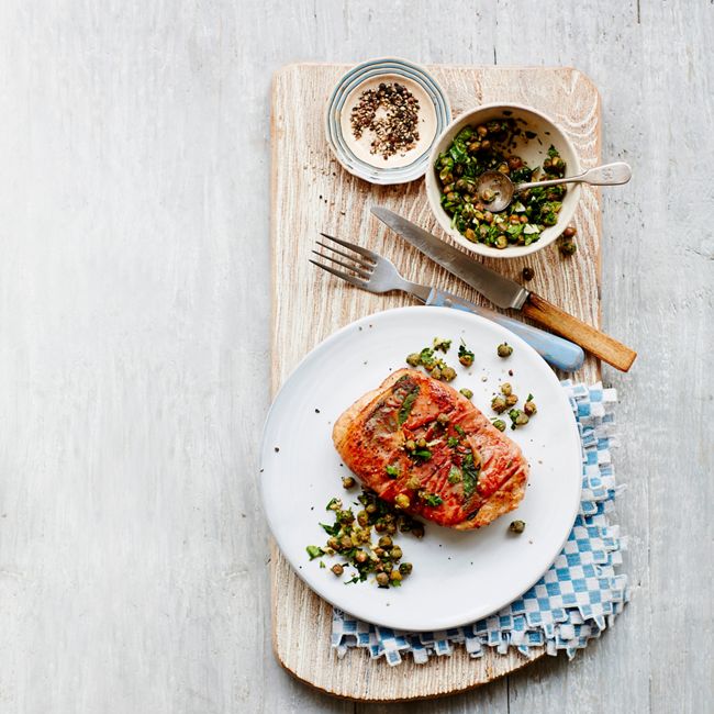 Veal Scaloppine With Salsa Verde