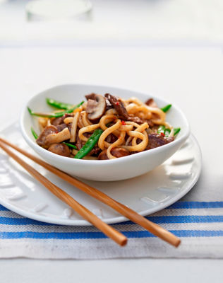 Cinnamon & Ginger Beef With Noodles