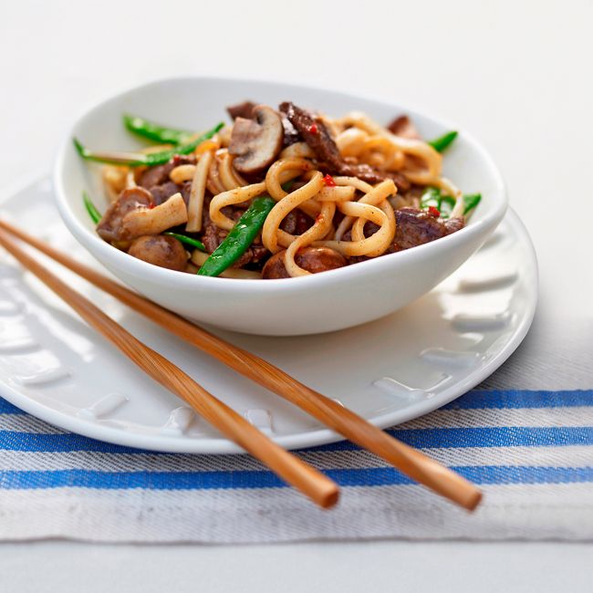 Cinnamon & Ginger Beef With Noodles