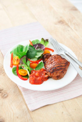 Dry-rubbed Barbecued Steak