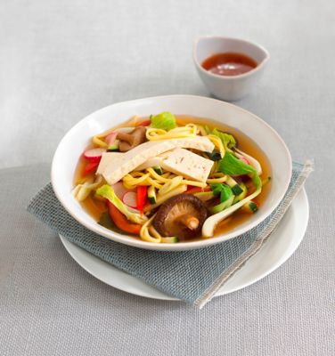 Vegetable Ramen Noodle Bowl