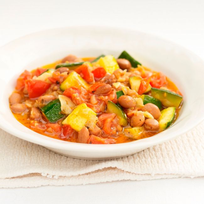 Tomato, Bean & Zucchini Stew