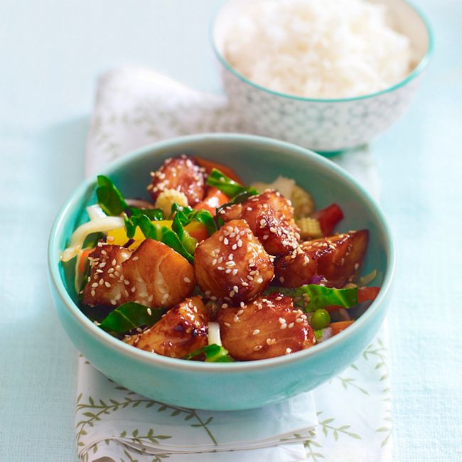 Asian Style Soy & Sesame Fish Bites
