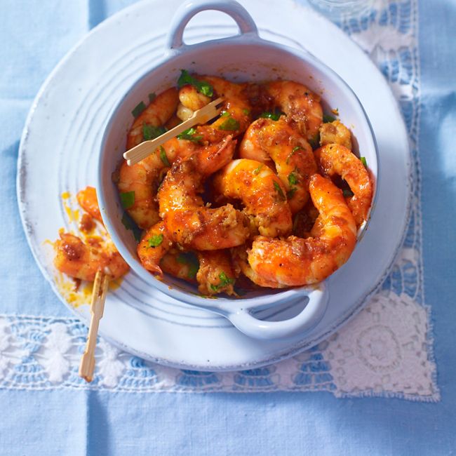 Moroccan-style Prawns
