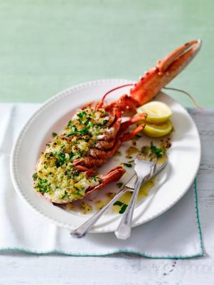 Simple Italian Roast Lobster