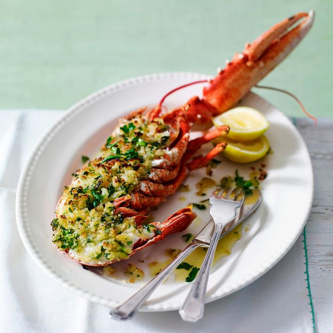Simple Italian Roast Lobster