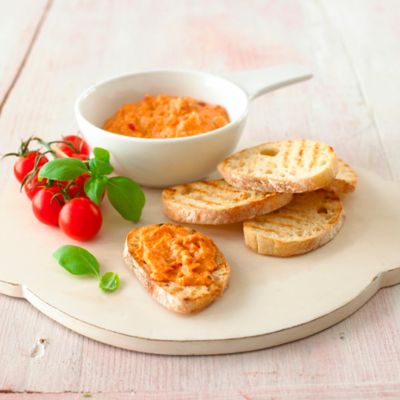 Roasted Red capsicum, Almond & Chilli Pesto