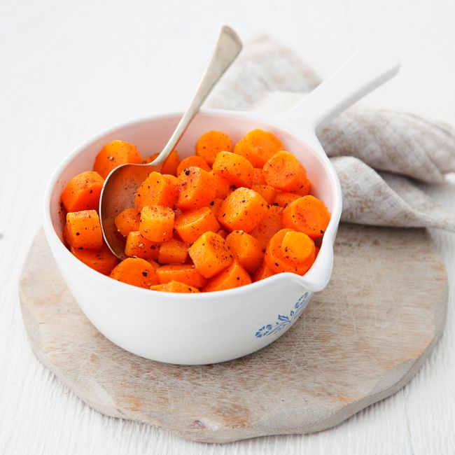 Glazed Carrots With Nutmeg