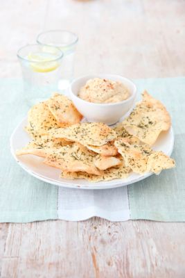 Baked Parmesan & Rosemary Crisps