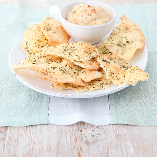 Baked Parmesan & Rosemary Crisps