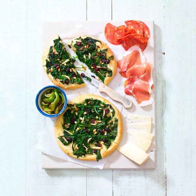 Spinach & Garlic Pizza