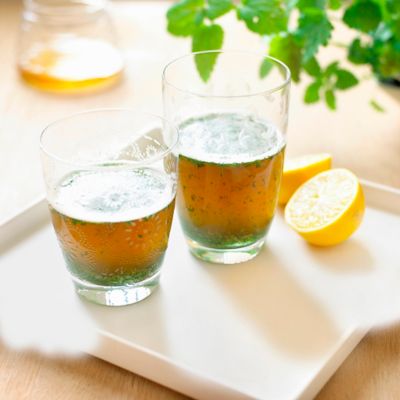 Lemon Balm & Honey Purée