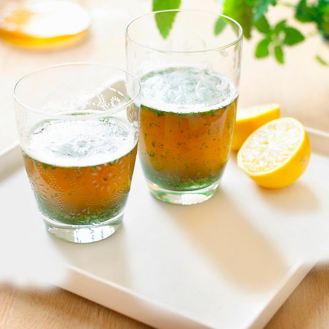 Lemon Balm & Honey Purée