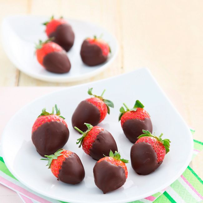 Chocolate-dipped Strawberries