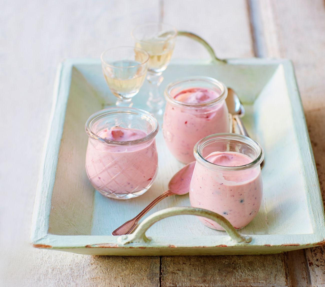 Summer Fruit Fool in Jars