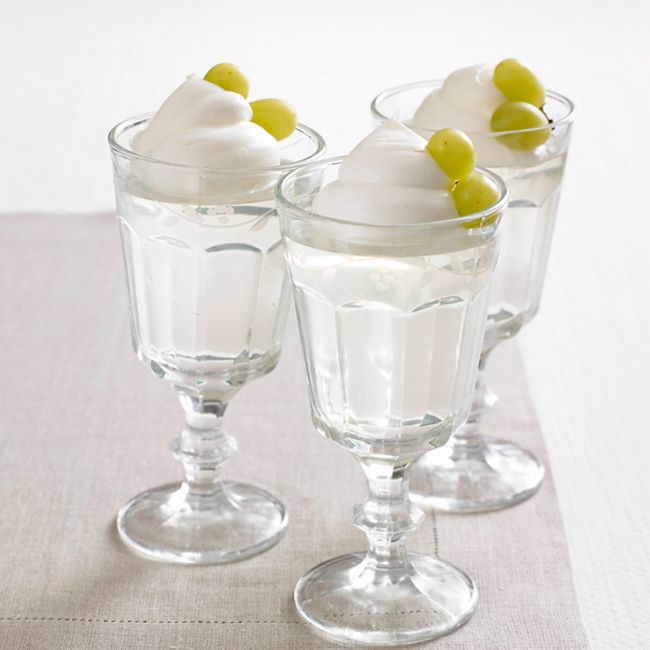 Elderflower Jelly With Grapes