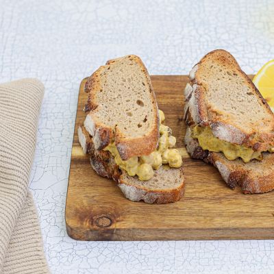 Coronation Chickpea Sandwich