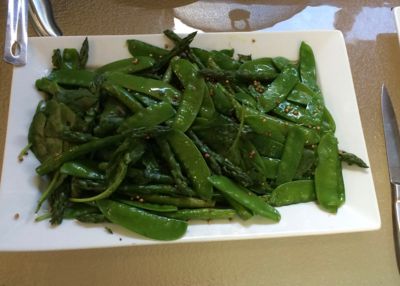 Greens with Coriander Butter
