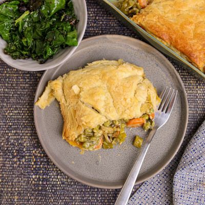 Creamy Green Vegetable Pot Pie
