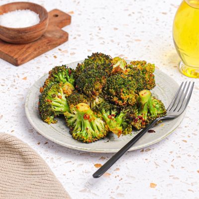 Crispy Air Fryer Lemon Broccoli