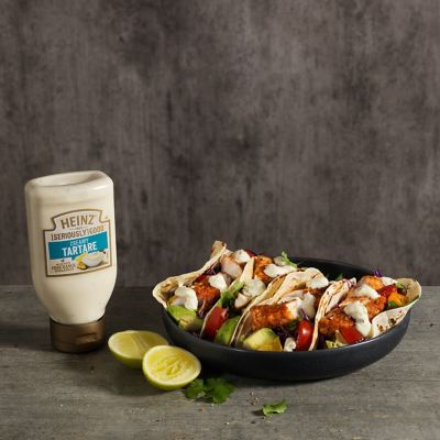 Crispy Blackened Fish Tacos With Avocado And Tomato Salsa