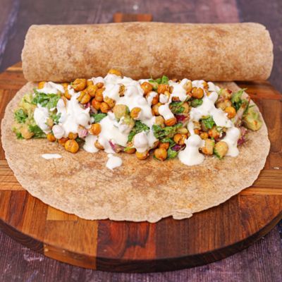 Crispy Chickpea Wraps