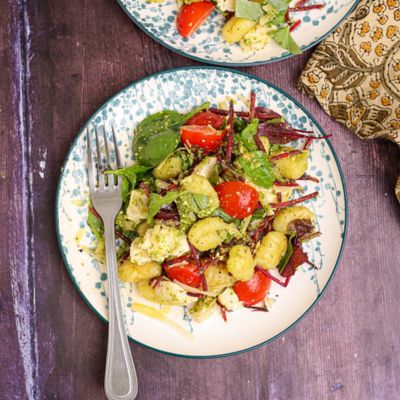 Crispy Gnocchi Caprese