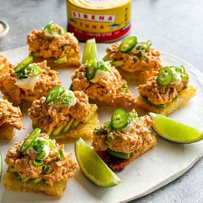 Crispy Sirena Tuna Rice Bites