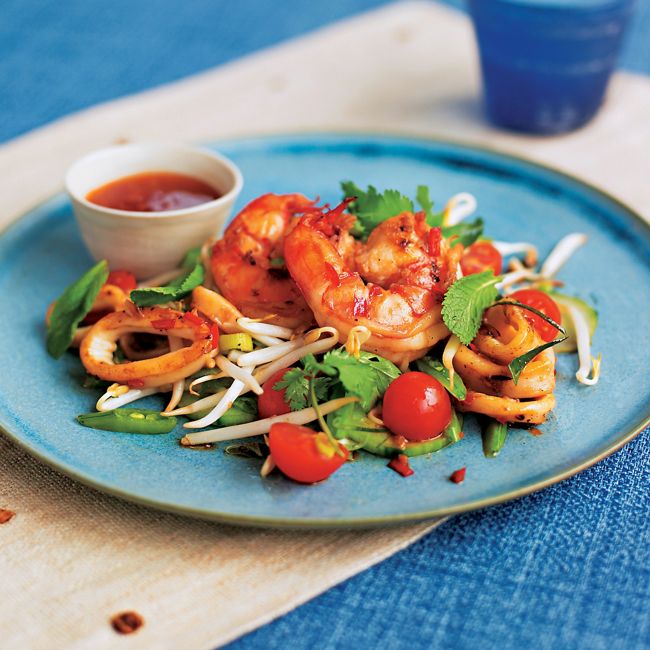 Crunchy Thai Seafood Salad