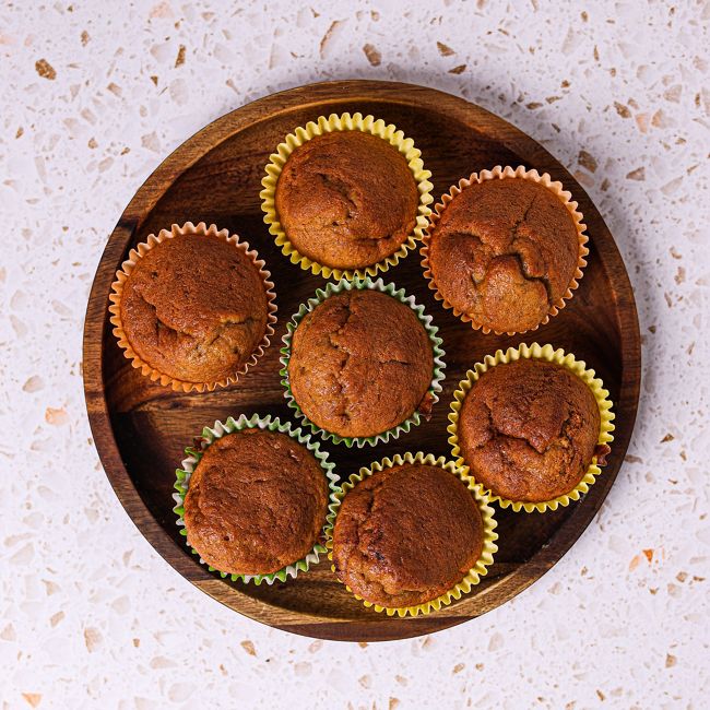 Crunchy Banana Muffins