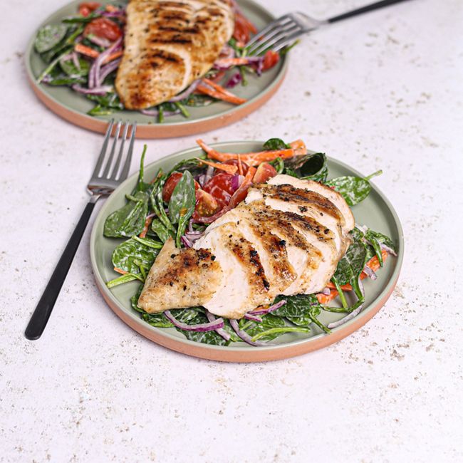 Crunchy Grilled Chicken Salad