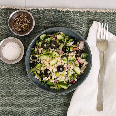 Cucumber & Black Olive Couscous