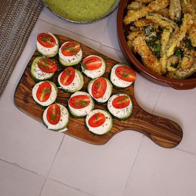 Cucumber Cream Cheese Bites