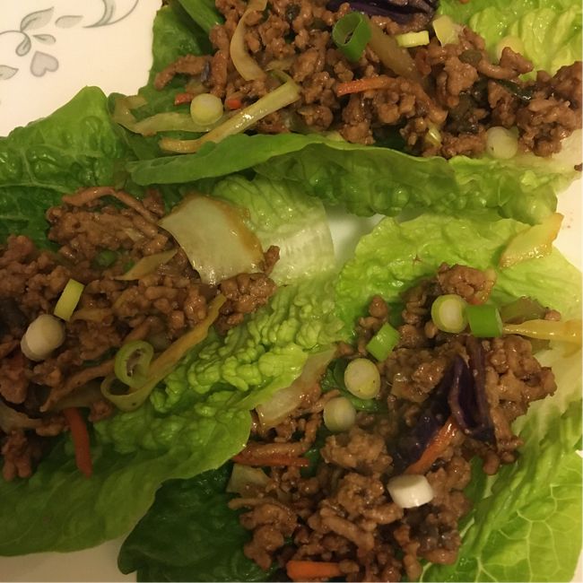 Moo Shu Pork In Lettuce Wraps