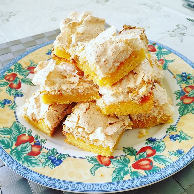 Coconut Meringue Slice