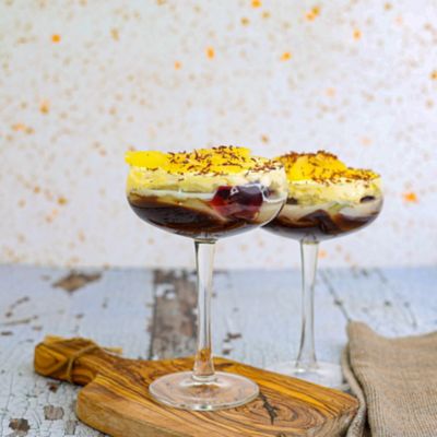 Dark Chocolate & Pear Trifle