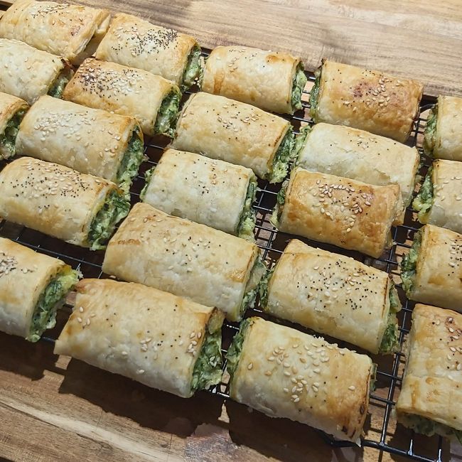 Spinach Bacon And Four Cheese Rolls