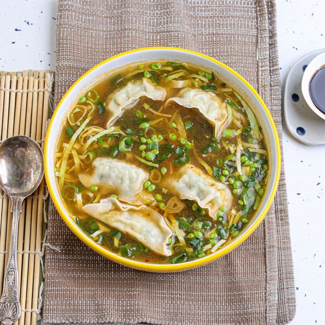 Delicious Prawn Wonton Soup