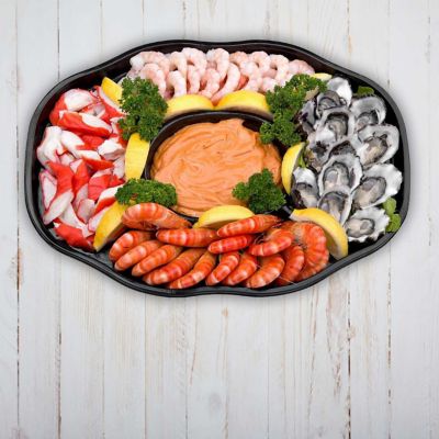 Prawn & oyster platter