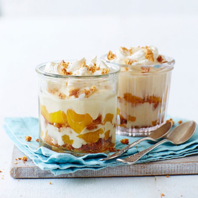 Mini Trifles Peach, Lemon & Amaretti
