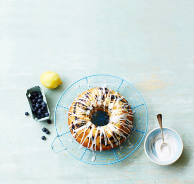 Lemon & Blueberry Bundt Cake