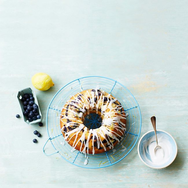 Lemon and Blueberry Bundt Cake