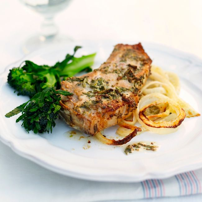 Roasted Pork Chops With Mustard Rub