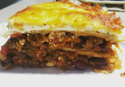 Homemade Mexican Lasagne
