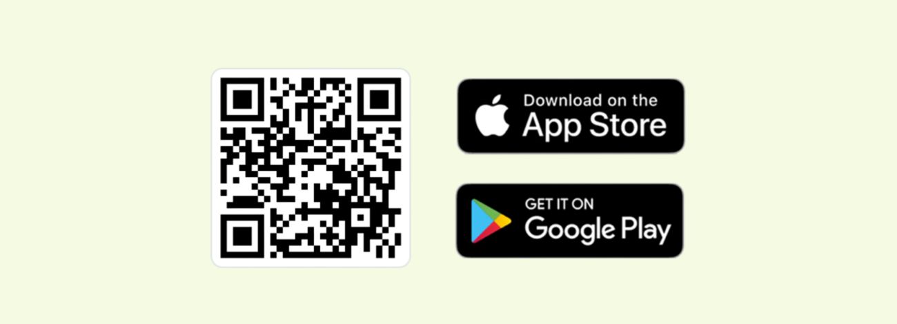Scan the QR code to download app.